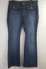 Girls Old Navy Ultra Low Waist Boot Cut Jeans Pants Size 