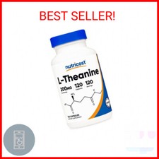 Nutricost L-Theanine 200mg, 120 Capsules, Double Strength - Non-GMO, Gluten Free