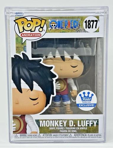 Funko Pop! One Piece - Monkey D. Luffy - Funko (Exclusive) #1877 w/Hard Stack