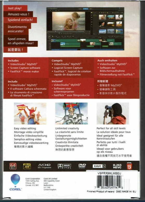 Corel Video Studio X9 Pro |64bit 4K Win10 Win11 | Videoschnitt / Editing || NEU. - Bild 4 von 4