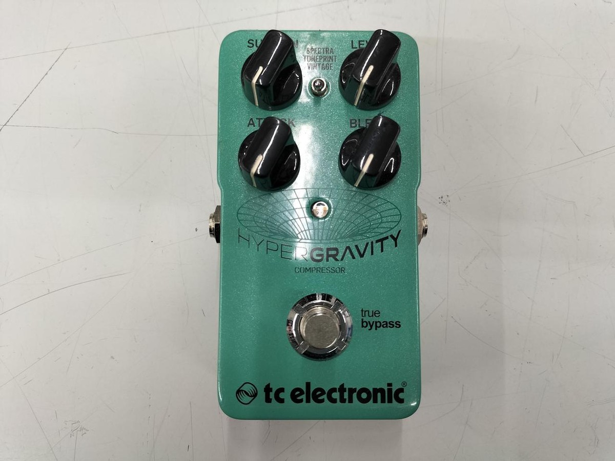 Excellent TC Electronic HYPERGRAVITY Compressor Pedal from