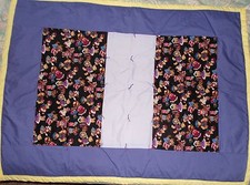 Baby Quilt Purple, Lilac, Yellow