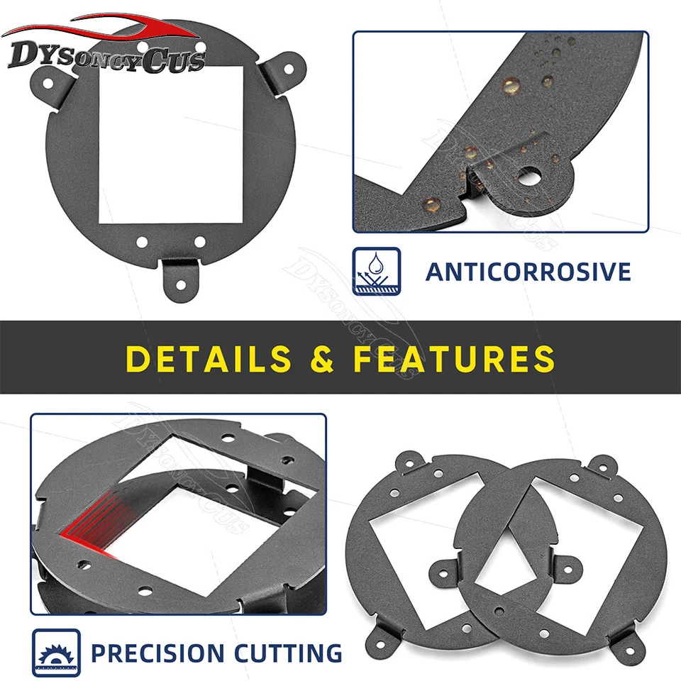 Fit Can-Am Outlander 450 500 570 LED Headlight Conversion Light Pods Mount Kit - Изображение 4 из 4