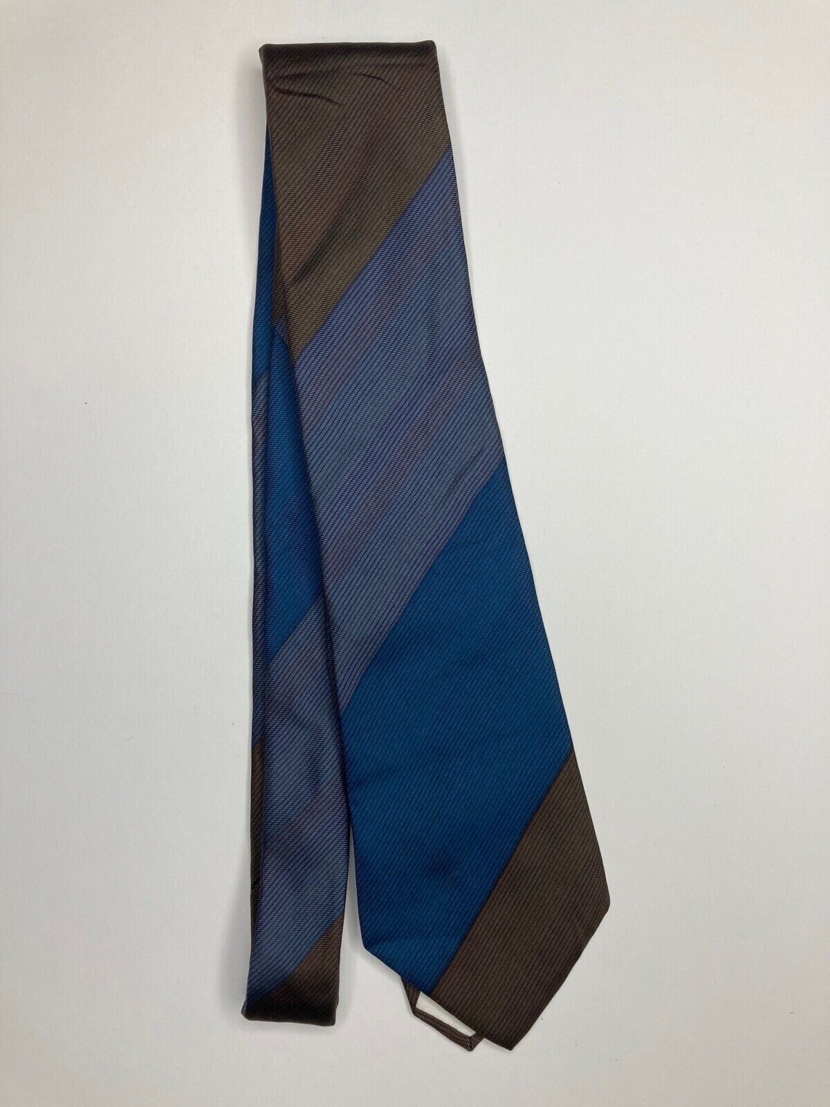 Guy Laroche Mens Formal Necktie 55"Lx3.5"W Brown / Blue Neck Tie eBay