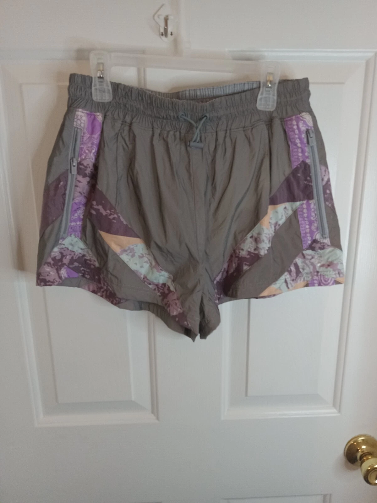 free-people-movement reflective boho patchwork shorts