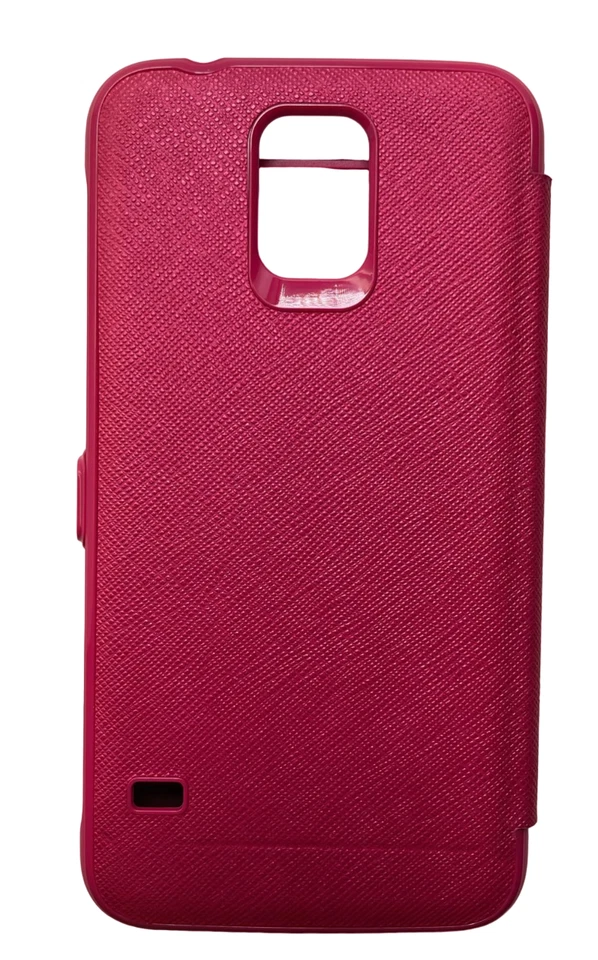 Funda abatible AnyMode View para Samsung Galaxy S5 rosa Foto 2 de 4