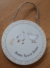 Home Sweet Home piastra decorativa design anatra