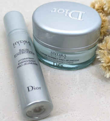 NEW LOT 2! Dior Hydra Life Pro-Youth Sorbet Creme Skin Energizer Travel Sizes