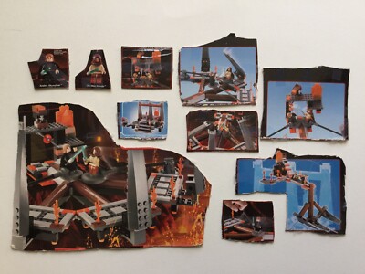 Lego Star Wars Ultimate Lightsaber Duel 7257 Year 2005 Box Cut Outs