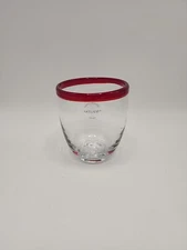Artland "Festival Scarlet Red" 4 Inch Double Old Fashioned - Mint Condition 