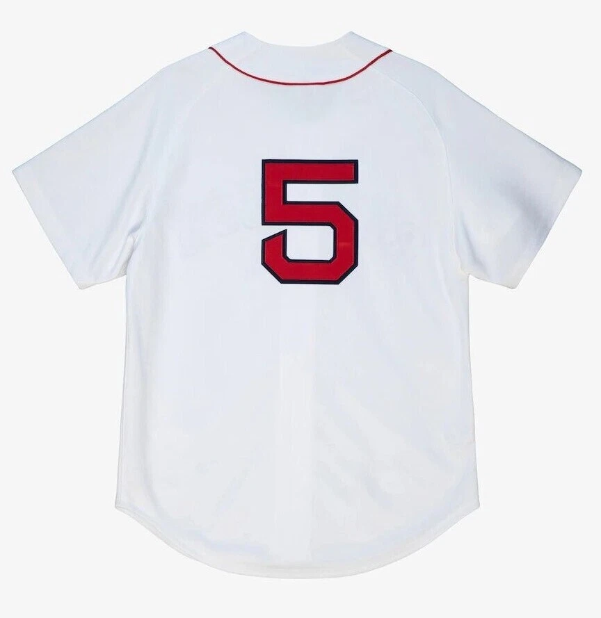 1997 Home Boston Baseball Team Red Sox #5 Baseball Jersey