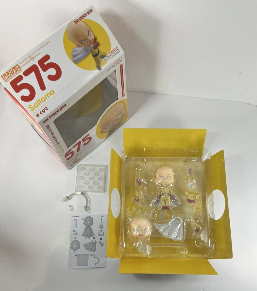 Figura manga anime One Punch Man Saitama #575 Nendoroid Good Smile Company Foto 3 de 4