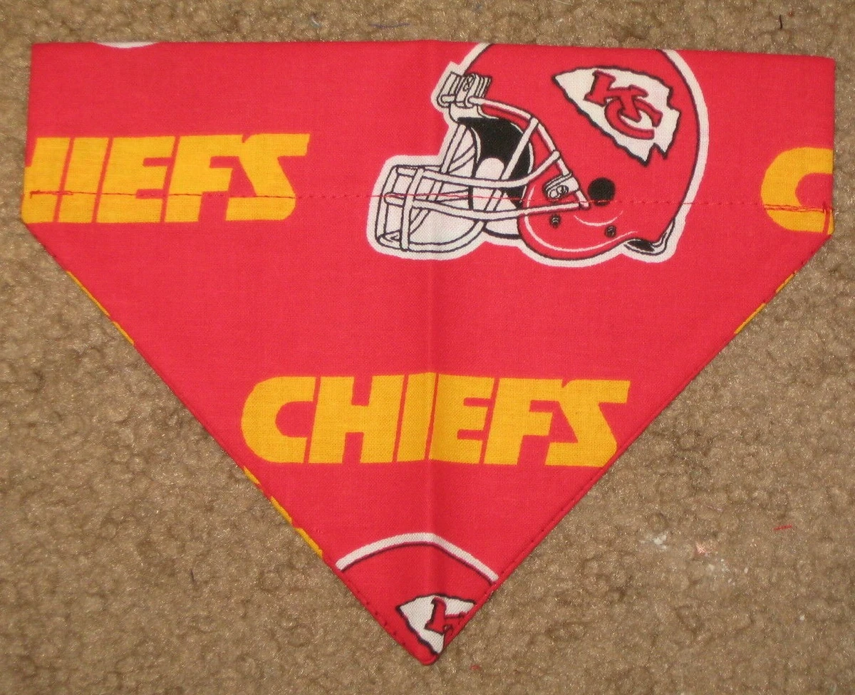 Kansas City Chiefs Dog Bandana - 5 sizes XS - XL