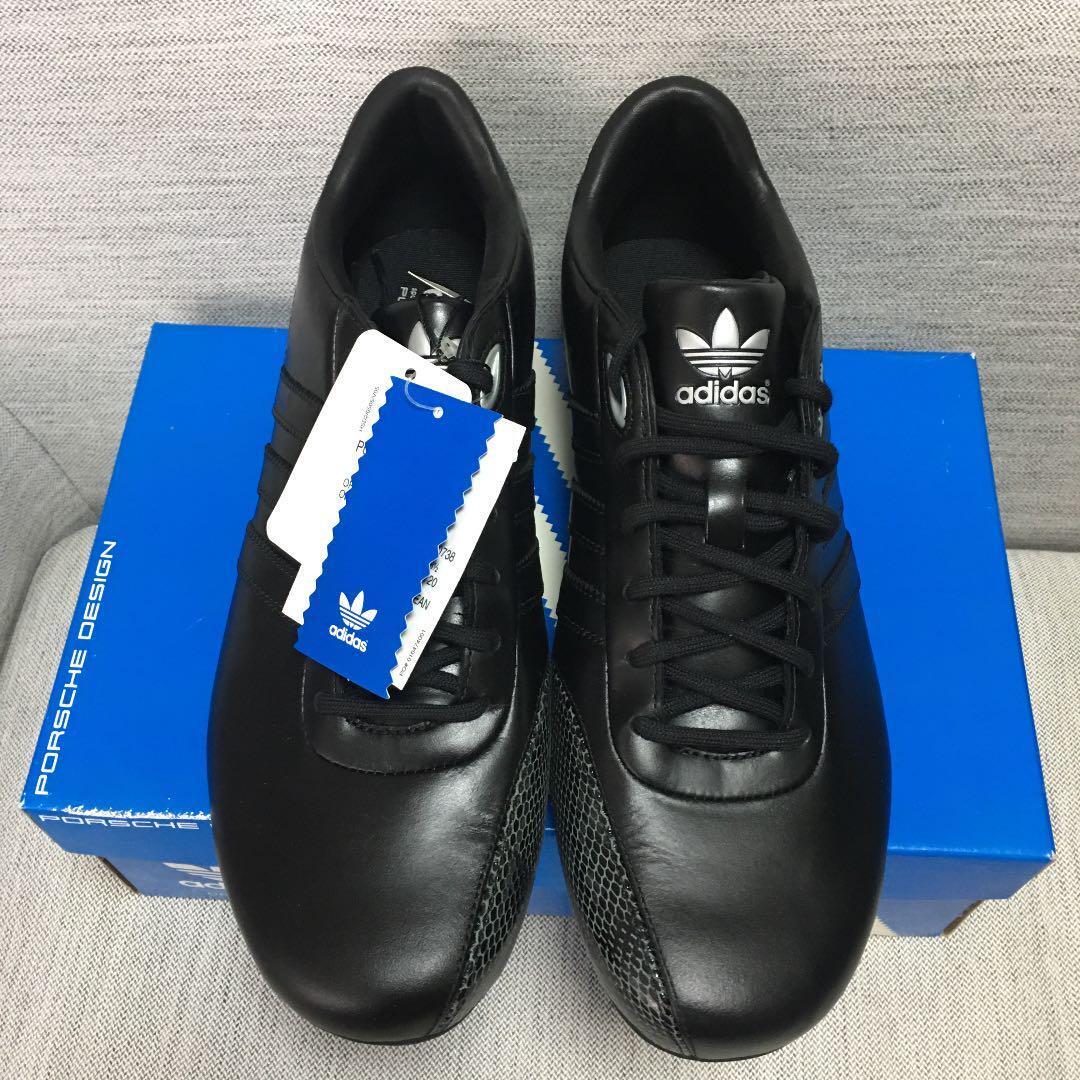 美品adidasコラボPorsche Design スポーツシューズ ネイビー Porsche Design x adidas Black Sneakers US9 - New in Box
