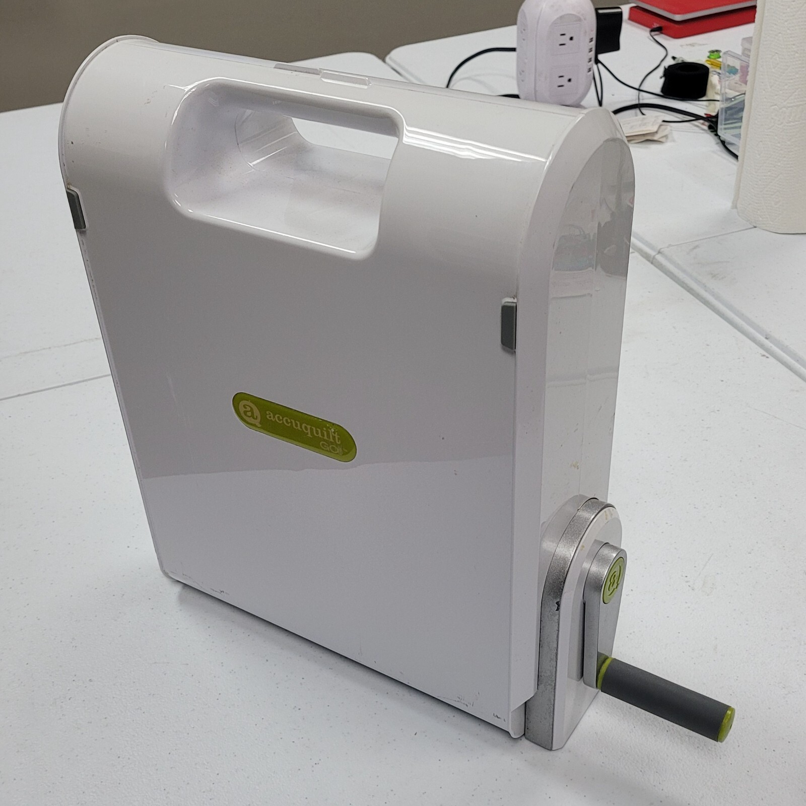 Accuquilt GO! 55100 fabric die cutting machine for quilting and crafts