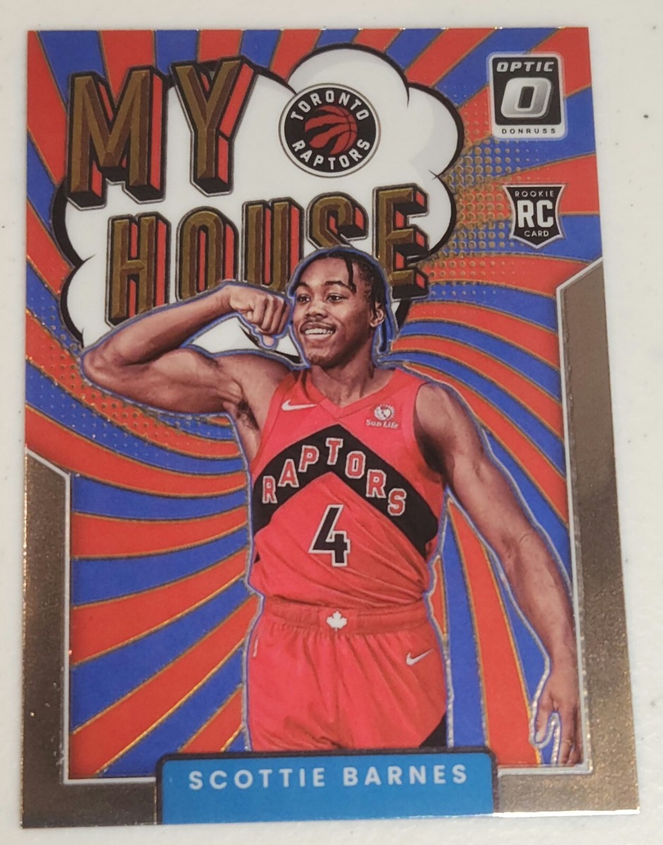 2021-22 Optic Scottie Barnes #19 My House Rookie Card Toronto