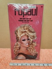 Rupaul Deluxe Halloween Wig "Side Swept Away" Adult Wig Blonde Cosplay 60