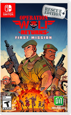 Operation Wolf Returns: First Mission Nintendo Switch Brand New Sealed