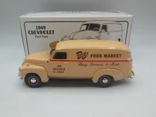 First Gear 19-1330 1949 Chevrolet Panel Truck Wayne Food Market 1:34 Scale