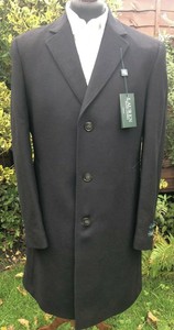 Men's - Ralph Lauren - Luther - Black Overcoat - Chest 44