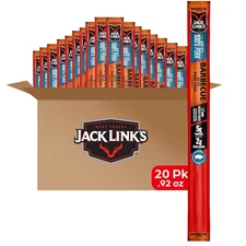 Jack Link'S Meat Sticks, Barbecue Pork Sticks – Protein Snack, Individually Wrap