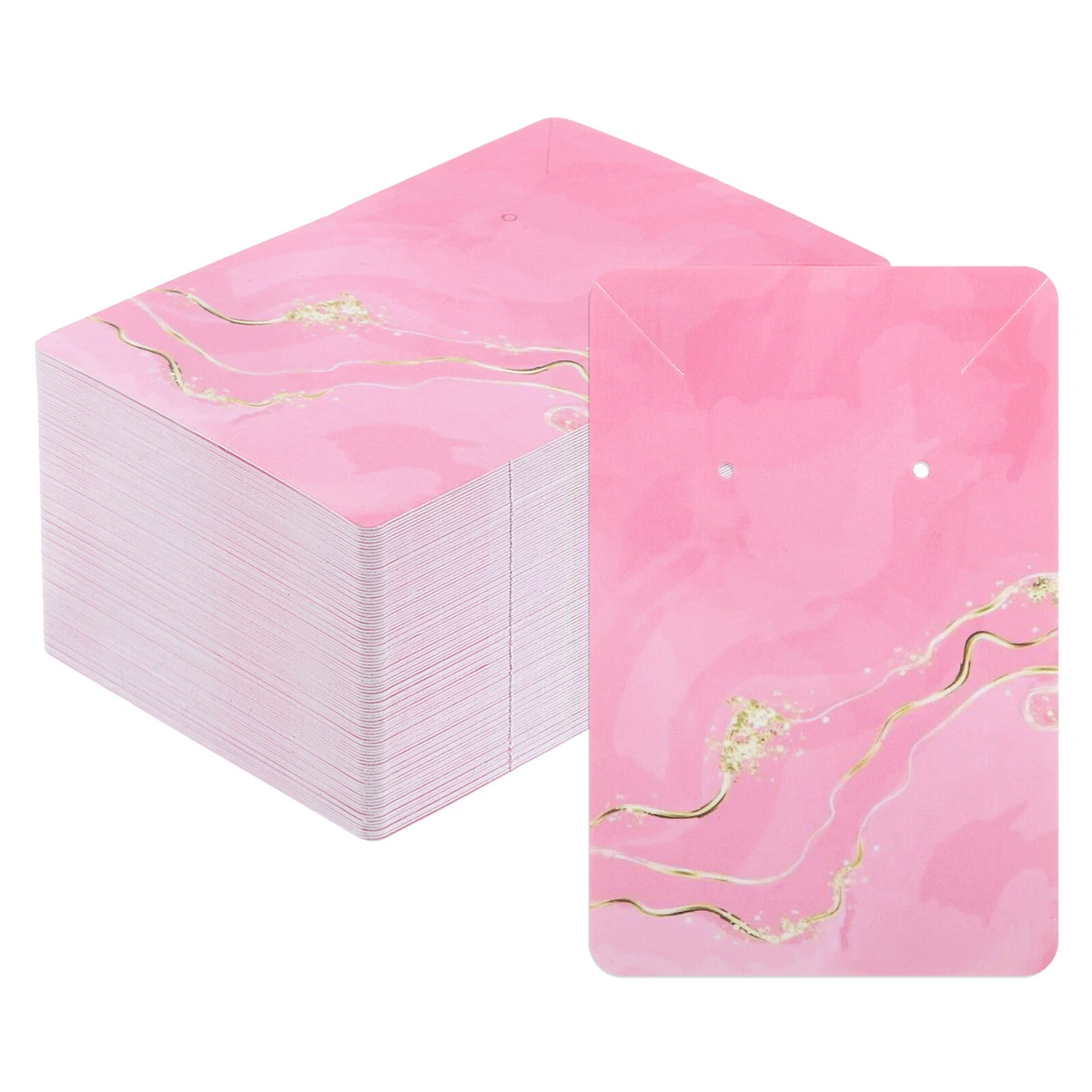 Cardstock earring shop holders