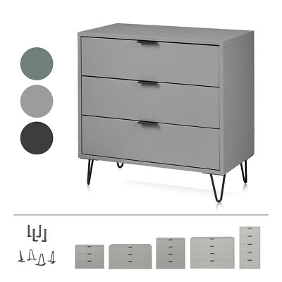 Kommode Sideboard Schubladenkasten mit 3-5 Schubladen modern verschieden Größen