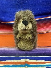 Steiff Stuffed Standing Hedgehog 7 Plush Great Condition With Ear Tag