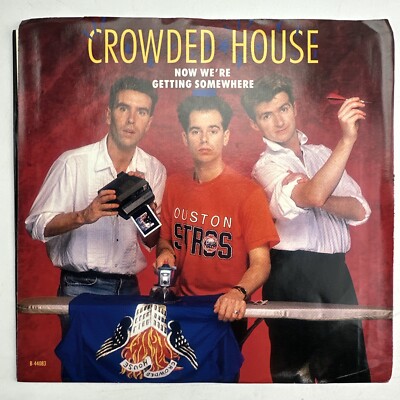 Crowded House Now We're Getting Somewhere Promo Record 45 RPM Vinyl
