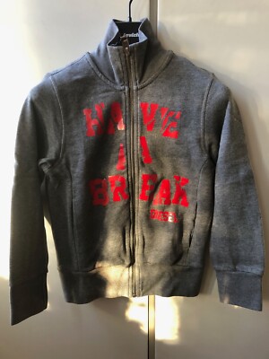 DIESEL Sweatjacke Jungen 8 Jahre Gr. 128 Designer Kids