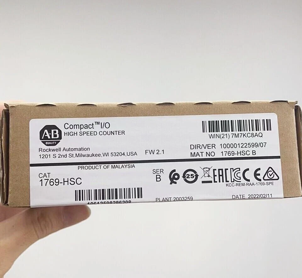 Nuevo módulo de alta velocidad sellado de fábrica AB 1769-HSC Ser B CompactLogix Foto 2 de 4