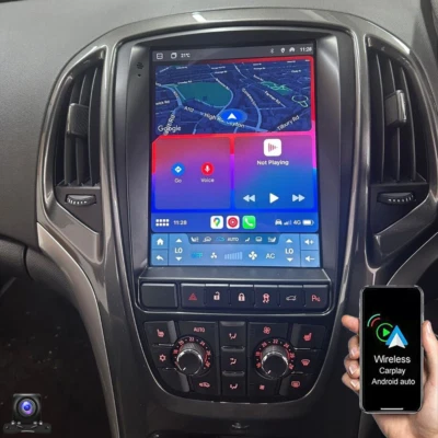 ESSGOO Android 14 Car Stereo Radio Apple Carplay For Vauxhall Opel Astra J GPS Navi RDS