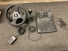 Logitech Driving Force Pro Steering Wheel Pedals Cords E-UJ11 PC