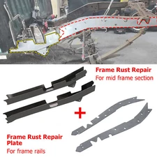 Frame Rust Repair Set & Repair Plate Steel For Toyota Tacoma Regular Cab 1996-04