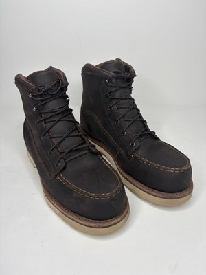 RED WING Traction Tred Lite 2449 Men's Sz 8 D Safety Toe Waterproof Work Boots