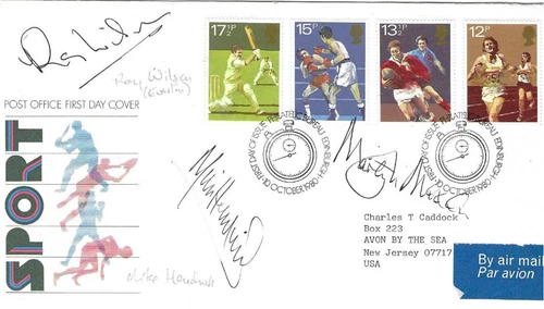 Sport GB Comm/FDC - Sport - Signed -  1980  (SP61)