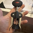 Lot of 2  Corkscrew Wine Bottle Openers-OXO Black Softgrips & Silver Metal EUC — photo 4
