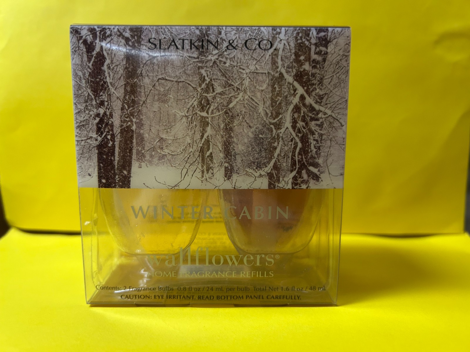 BATH & BODY WORKS SLATKIN & CO WINTER CABIN WALLFLOWER FRAGRANCE BULB X ...