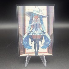 Hatsune Miku Holographic Anime Collectible Trading Card