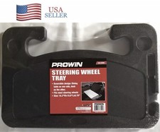 PROWIN Car Steering Wheel Tray Desk 2 Sided Laptop Drink Food Work Table Holder