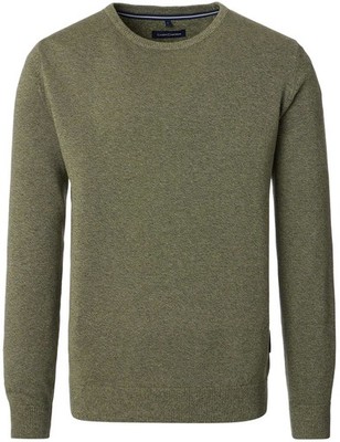 Casa Moda Pullover Rundhals Ausschnitt grün