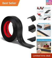 Wall Corner Protector Peel and Stick Corner Trim Molding Flexible Inside Ou...