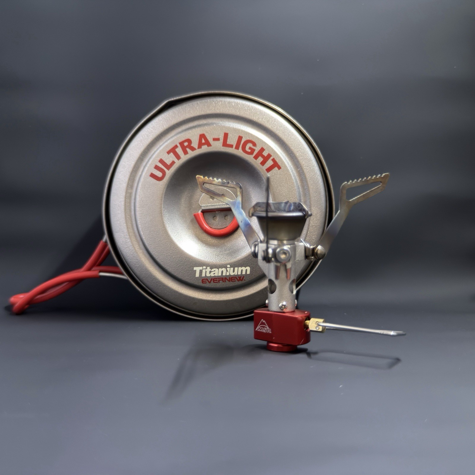 MSR pocket rocket 2 backpacking stove w/ Evernew titanium 90