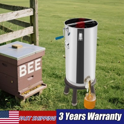 Manual Honey Spinner - Efficient Stainless Steel Honey Extractor for Beekeepers.