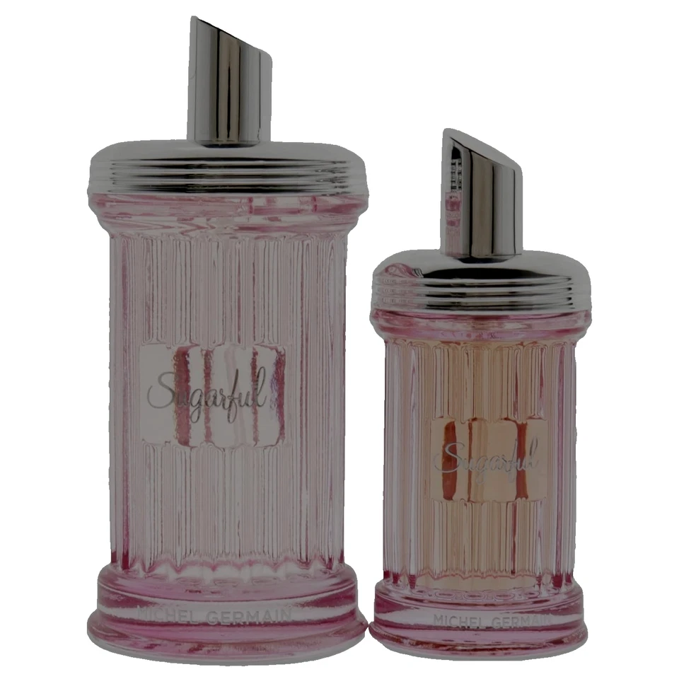 🌸 Michel Germain Azúcar 3.4oz y 1.4oz EDP Set para Mujer Perfume Spray Nuevo en Caja Gif Foto 2 de 4