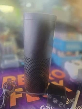 Amazon SK705DI Echo Black Tower 1st Generation Alexa Smart Assistant Speaker
