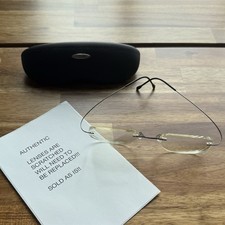 Silhouette Eyeglasses Mod 7395 Frameless Preowned AUTHENTIC TITAN Austria
