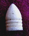 DUG CIVIL WAR PLUG BASE .69 CALIBER BULLET (PORT HUDSON)