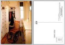 FDR's Dressing Room Hyde Park NY - Silla de Ruedas Naval Cabo Sombrero Postal Tichnor