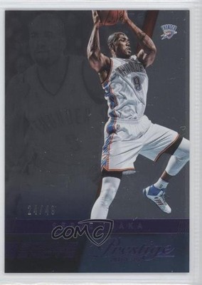 2014-15 Panini Prestige Bonus Shots Purple Plus 24/49 Serge Ibaka #61 0c3